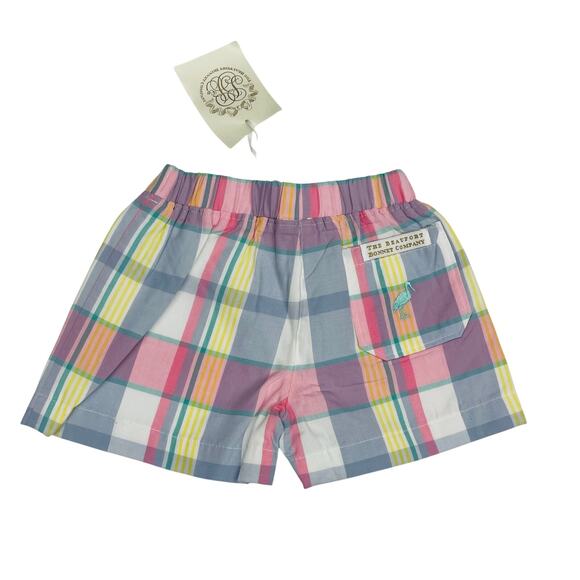 NWT TBBC 12-18M Shelton Shorts in Tennis Pro Plaid - Picture 3 of 3